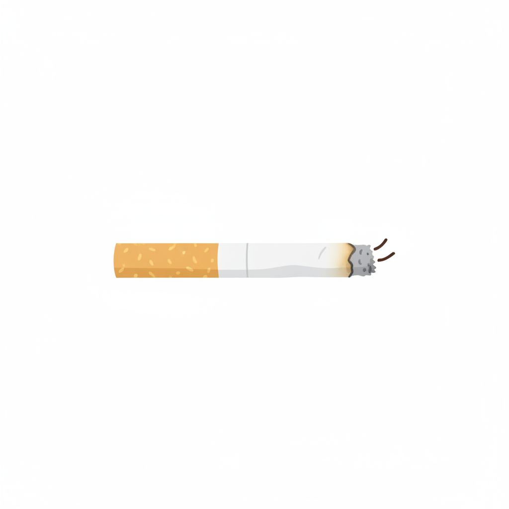 icon for 1 cigarette butt